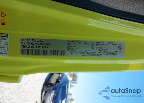 2023 Jeep Wrangler 4-Door Sahara 4X4 из США, поврежденный, VIN 1C4HJXEN5PW570760